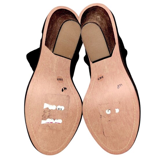 Vince Camuto Women's Kampbell Leather Suede Peep Toe Ankle Fashion Boots 8.5M - Picture 5 of 5